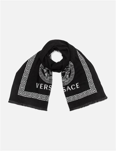 real vs fake versace scarf|Versace scarf wool.